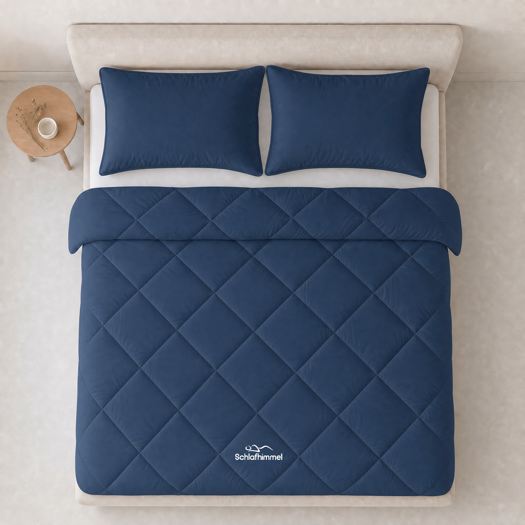 Simple Sleep™ The quick-drying 2-in-1 duvet that eliminates the need for bedding.