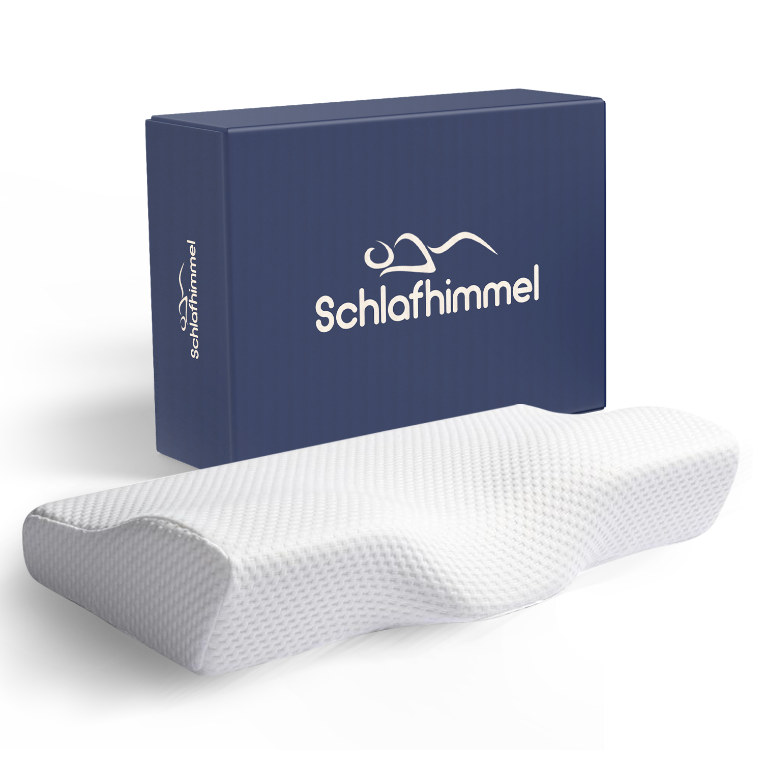Orthopädisches Schlafkissen aus Memoryschaum für Seitenschläfer